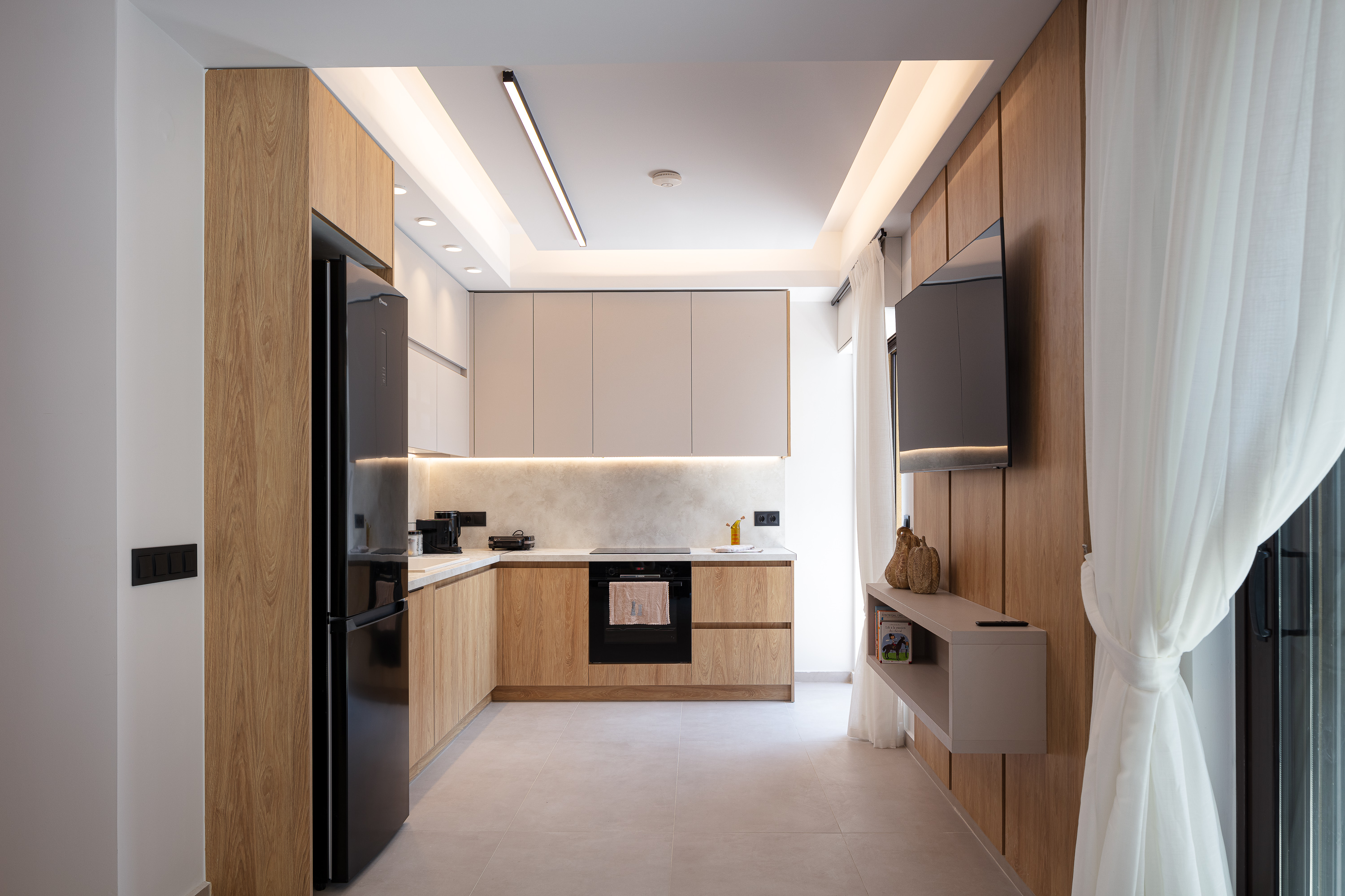 Fully equipped designer kitchen โ self catering apartment Rethymno Crete